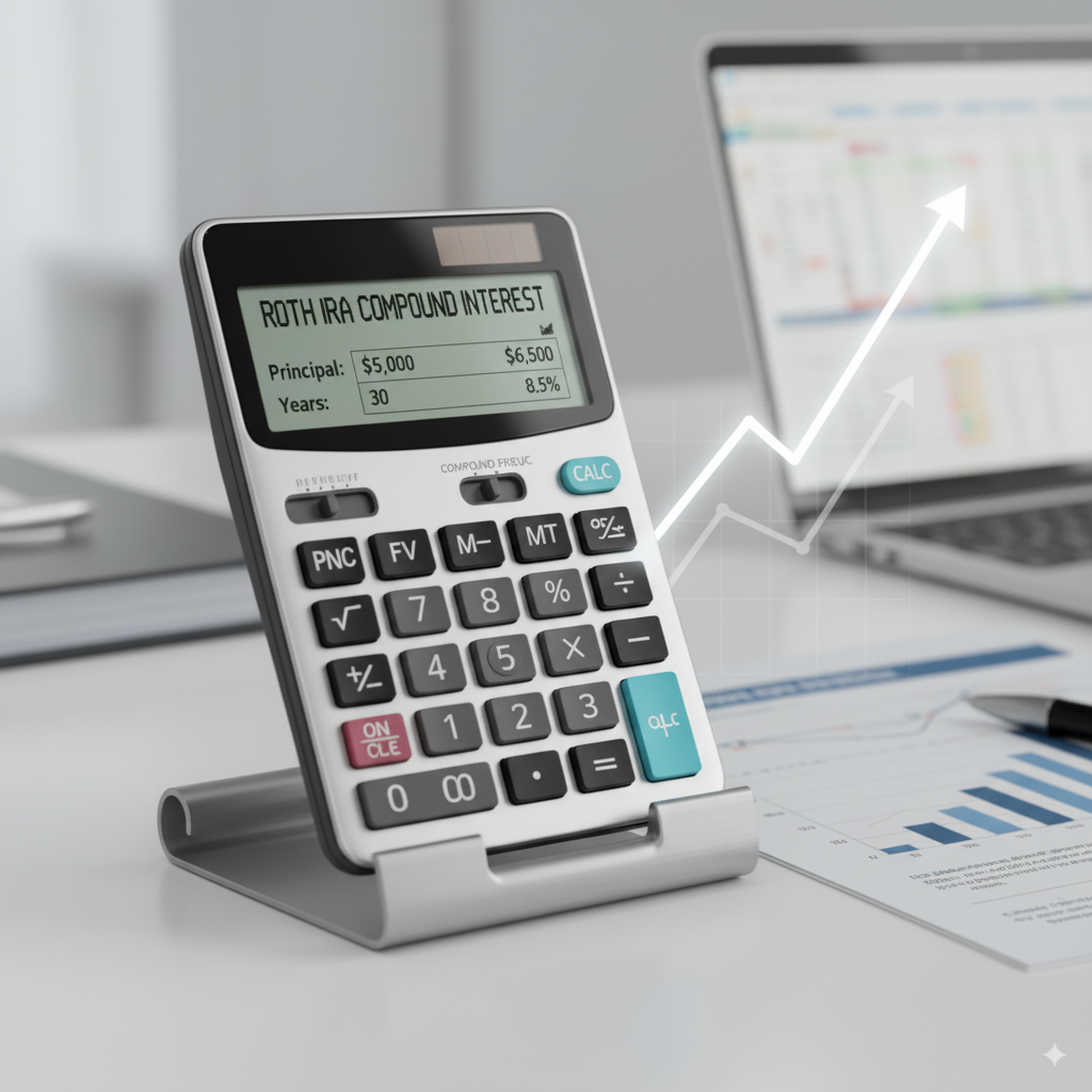 Roth IRA Compound Interest Calculator
