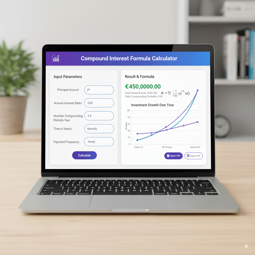 Compound Interest Formula Calculator