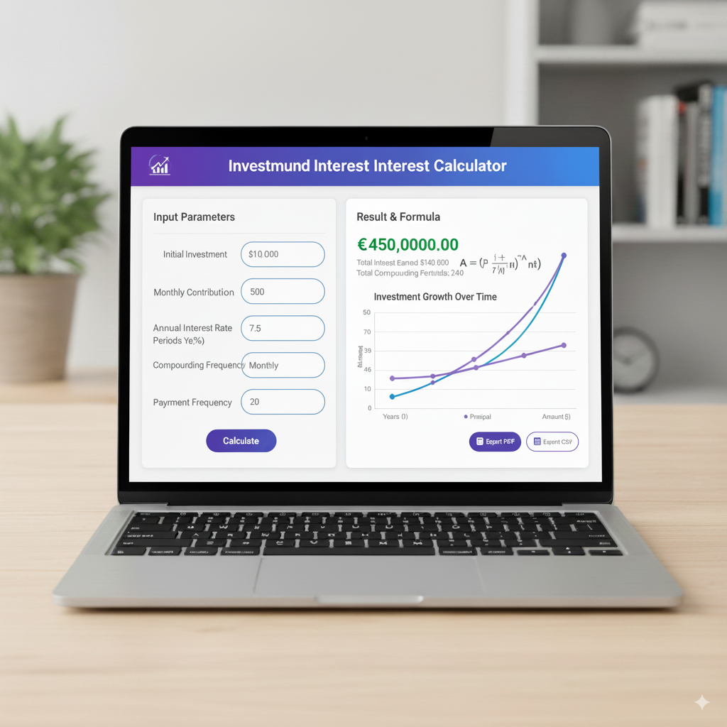 Investment Compound Interest Calculator